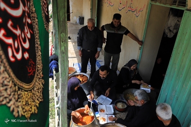 مراسم عزاداری عاشورای حسینی در دهکده ییلاقی جهان نما - استان گلستان