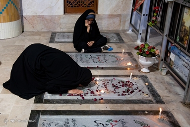 مراسم عزاداری شام غریبان شهدای دشت کربلا - بوشهر