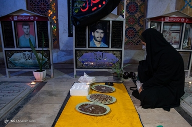 مراسم عزاداری شام غریبان شهدای دشت کربلا - بوشهر