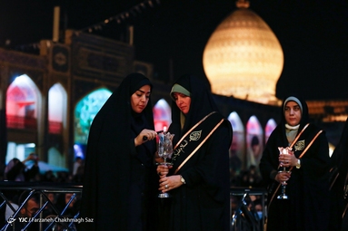 لاله گردانی در شب شام غریبان - حرم شاهچراغ (ع)