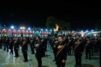لاله گردانی در شب شام غریبان - حرم شاهچراغ (ع)