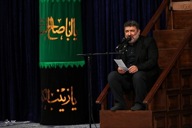 مراسم عزاداری شب شهادت امام سجاد (ع) - حسینیه امام خمینی (ره)