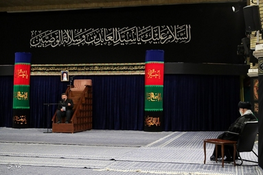 مراسم عزاداری شب شهادت امام سجاد (ع) - حسینیه امام خمینی (ره)