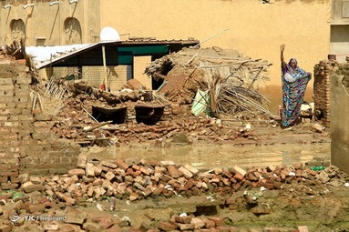 سیل در شهر خارطوم سودان 