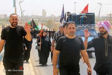 ورود موکب عشاق الحسین علیه السلام به خرمشهر