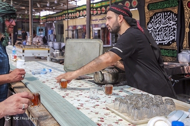 خروج زائران حسینی از مرز شلمچه