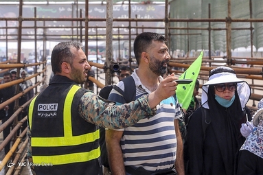 خروج زائران حسینی از مرز شلمچه