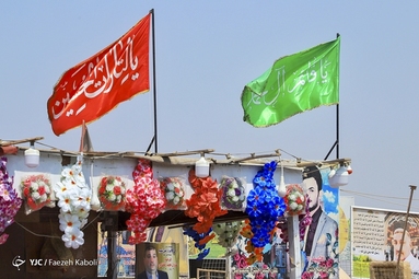 مسیر پیاده روی اربعین حسینی در وادی السلام