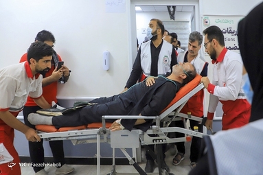خدمت رسانی هلال احمر در اجتماع بزرگ اربعین حسینی