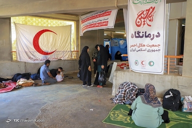 خدمت رسانی هلال احمر در اجتماع بزرگ اربعین حسینی