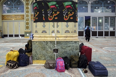 میزبانی از زائران اربعین در قرارگاه مردمی اربعین قم