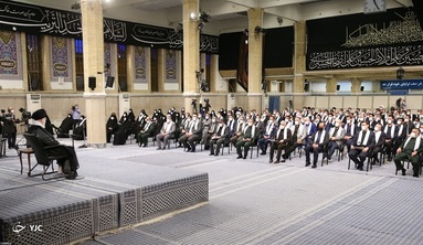 دیدار دست‌اندرکاران کنگره شهدای ورزشکار و جمعی از مادران شهدای ورزشکار با رهبر انقلاب