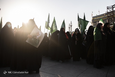 آیین بزرگداشت شهید همدانی در میدان امام حسین (ع)