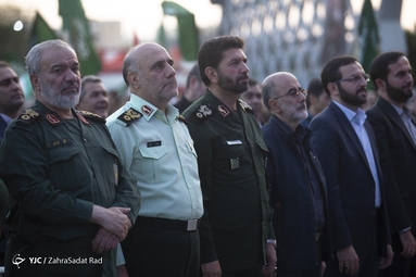 آیین بزرگداشت شهید همدانی در میدان امام حسین (ع)