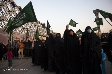 آیین بزرگداشت شهید همدانی در میدان امام حسین (ع)