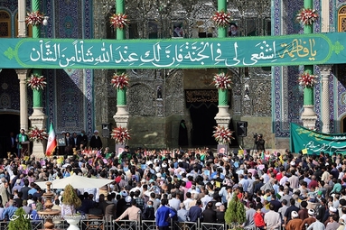 کاروان نمادین استقبال از حضرت معصومه (س)