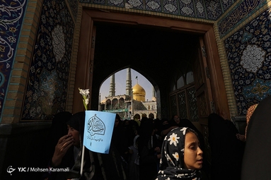 کاروان نمادین استقبال از حضرت معصومه (س)