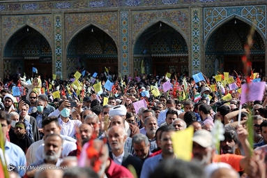 کاروان نمادین استقبال از حضرت معصومه (س)