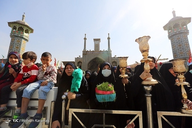 کاروان نمادین استقبال از حضرت معصومه (س)