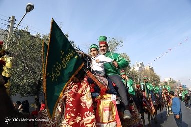 کاروان نمادین استقبال از حضرت معصومه (س)