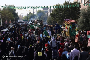 کاروان نمادین استقبال از حضرت معصومه (س)