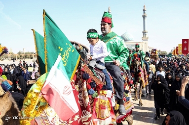 کاروان نمادین استقبال از حضرت معصومه (س)