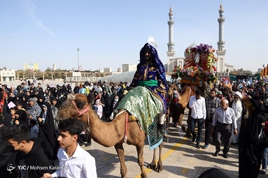 کاروان نمادین استقبال از حضرت معصومه (س)