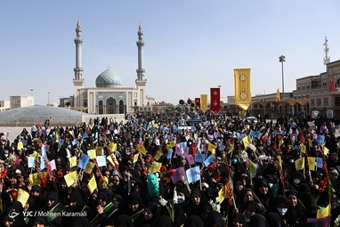 کاروان نمادین استقبال از حضرت معصومه (س)
