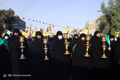 کاروان نمادین استقبال از حضرت معصومه (س)