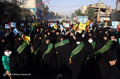 کاروان نمادین استقبال از حضرت معصومه (س)