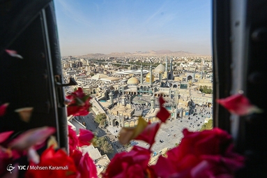 گلباران حرم حضرت حضرت معصومه (س)