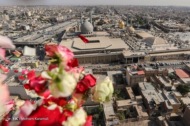 گلباران حرم حضرت حضرت معصومه (س)