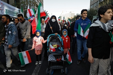 مراسم سیزده آبان ماه ۱۴۰۱ - تهران
