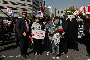 مراسم سیزده آبان ماه ۱۴۰۱ - تهران