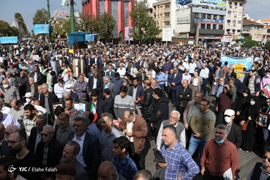 مراسم سیزده آبان ماه ۱۴۰۱ - رشت