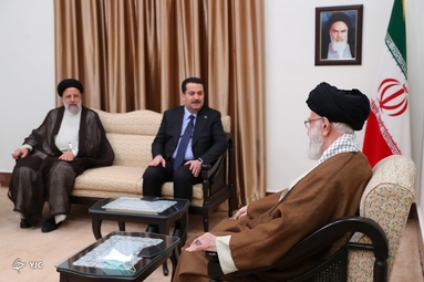 دیدار رهبر معظم انقلاب اسلامی با نخست‌ وزیر عراق