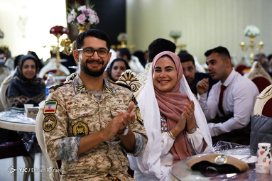 جشن ازدواج ۲۵۴ سرباز وظیفه