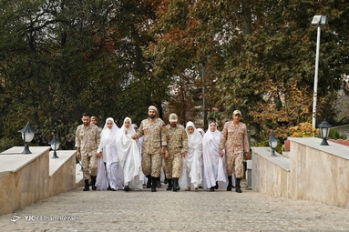 جشن ازدواج ۲۵۴ سرباز وظیفه