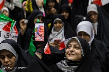 اجتماع بزرگ دختران انقلاب در ورزشگاه شیرودی