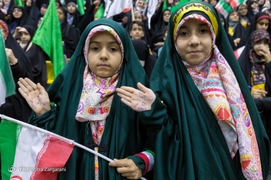 اجتماع بزرگ دختران انقلاب در ورزشگاه شیرودی