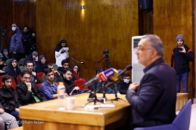 حضور علیرضا زاکانی، شهردار تهران در دانشگاه شریف