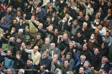 مراسم چهلمین روز شهدای حرم مطهر شاهچراغ(ع)
