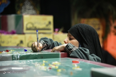 وداع با پیکرشهید حسن مختارزاده