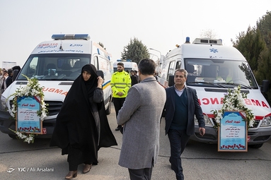 مراسم استقبال از ۶ شهید گمنام دوران دفاع مقدس در ارومیه