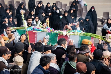 تشییع پیکر شهدای گمنام در ارومیه