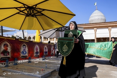 آیین گلاب شویی حرم مطهر احمد ابن موسی علیه السلام