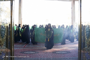 آیین گلاب شویی حرم مطهر احمد ابن موسی علیه السلام