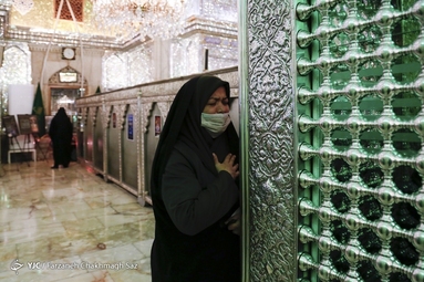 آیین گلاب شویی حرم مطهر احمد ابن موسی علیه السلام