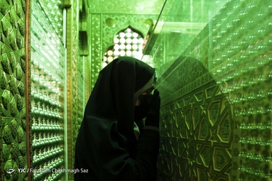آیین گلاب شویی حرم مطهر احمد ابن موسی علیه السلام