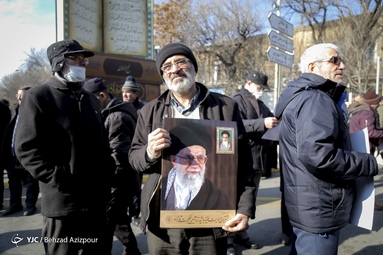 راهپیمایی مردم تبریز در محکومیت اهانت مجله شارلی ابدو